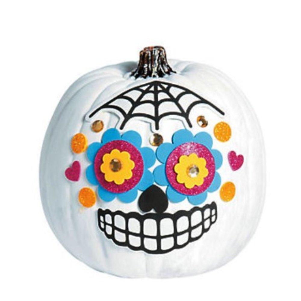 💕 3/$25🎃 NWT Set of 2 Halloween Day of the Dead Pumpkin Decorating Craft Kits